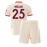 Billiga Bayern Munich Thomas Muller #25 Barnkläder Tredje fotbollskläder till baby 2024-25 Kortärmad (+ Korta byxor)